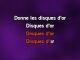 Karaoke Disque d'or - Sexion d'Assaut