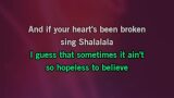 Singen Shalalala Karaoke - Cian Ducrot - MP3 Karaoke
