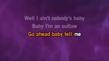 Video Karaoke Baby Outlaw - Elle King