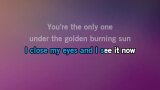 Video Karaoke Golden Burning Sun - Miley Cyrus