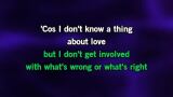 Video Karaoke I Don't Know a Thing About Love - Cody Johnson