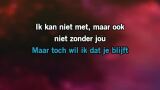 Karaoké Met of zonder jou - Tino Martin
