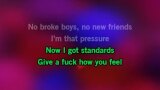 No Broke Boys Karaoke - Tinashe