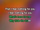 Karaoke FEEL NOTHING - The Plot In You
