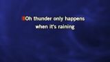 Video Karaoke Thunder Only Happens When It's Raining - The Travelling Kisses - Karaoke Canzoni