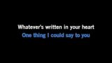 Whatever's Written In Your Heart Karaoke - Gerry Rafferty