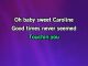 Video Karaoke Sweet Caroline - David Hasselhoff