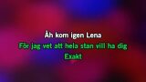 Kom igen Lena! Karaoke - Håkan Hellström