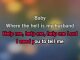WHERE IS MY HUSBAND! Karaoke - RAYE