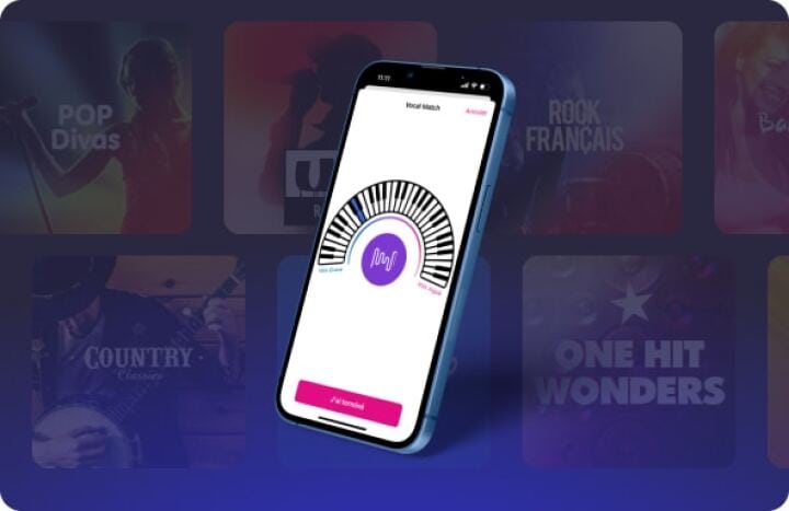 Find the perfect songs for your voice