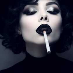 Karaoke Cigarettes & Black Lipstick - Video with Lyrics